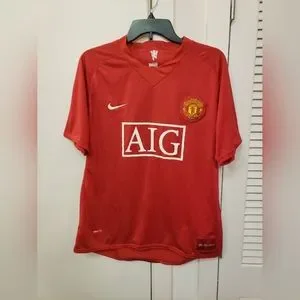 Nike Shirts Nike Ronaldo Cr7 Manchester United Aig Red Jersey
